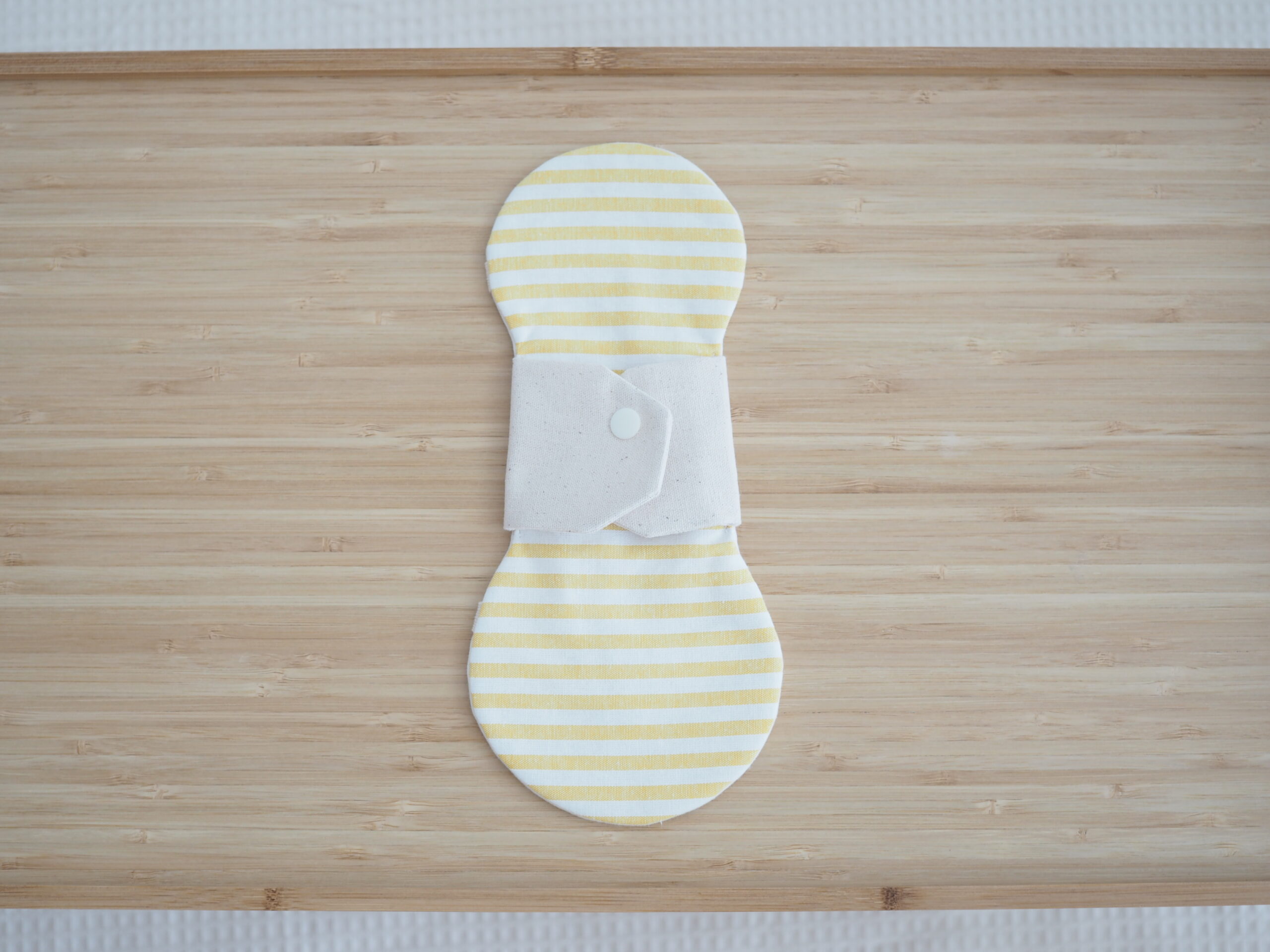 Pad M (water-resistant) Woven Stripe Soft Yellow - Image 3